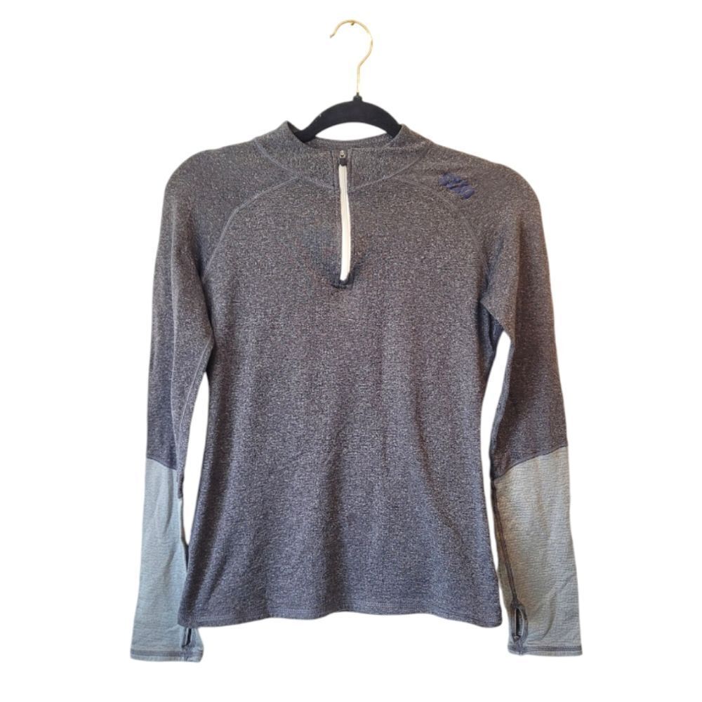 Gray Long Sleeve Women's Top